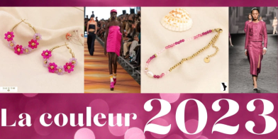 La couleur de l’année 2023 pour les accessoires et bijoux acier !