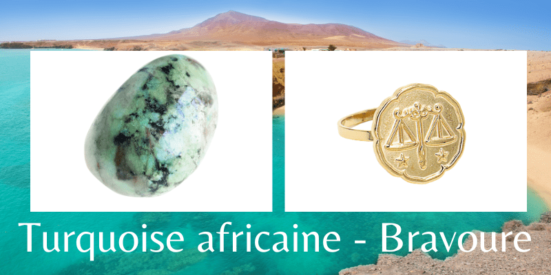 Bandeau turquoise africaine